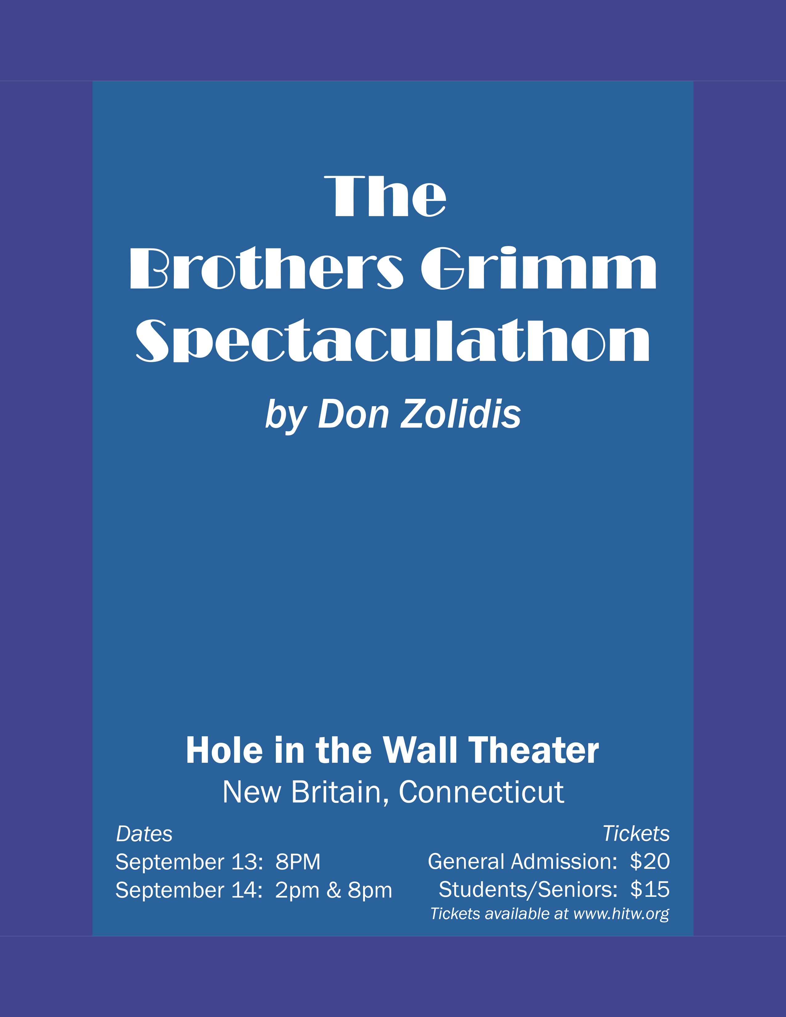 The Brothers Grimm Spectaculathon Poster